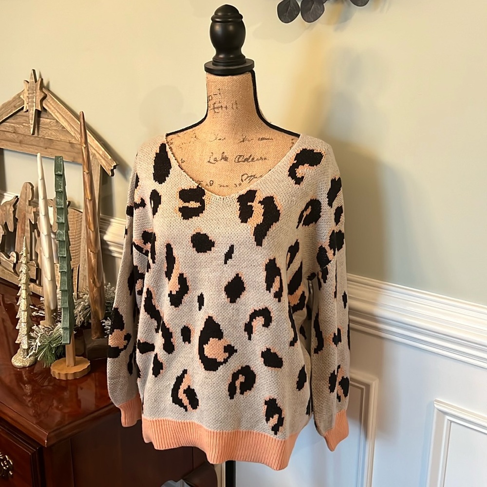 Leopard sweater